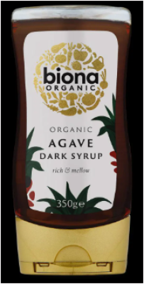 Organic Agave Dark Syrup Squeezy - 350g - Biona